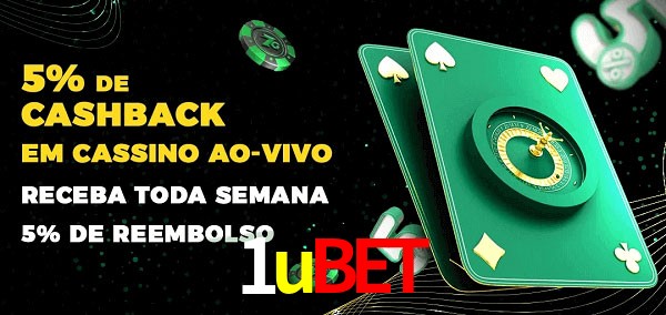 Promoções do cassino ao Vivo 1ubet